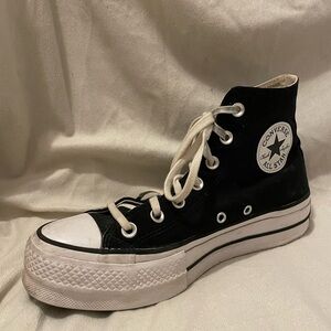 Converse All star black platform sneaker